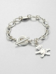 EXCLUSIVELY AT SAKS. A sweet sterling silver link chain design with a teddy bear charm crafted as a celebration of the founding years of this brand. Sterling silverLength, about 7.4Toggle closureMade in Italy EXCLUSIVELY AT SAKS. A sweet sterling silver link chain design with a teddy bear charm crafted as a celebration of the founding years of this brand. Sterling silverLength, about 7.4Toggle closureMade in Italy