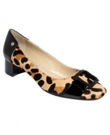 Ellen Tracy's Strata pumps have a cool square toe and a buckle on the toe, making for a pretty polished shoe that will look great all day long. Ellen Tracy's Strata pumps have a cool square toe and a buckle on the toe, making for a pretty polished shoe that will look great all day long.