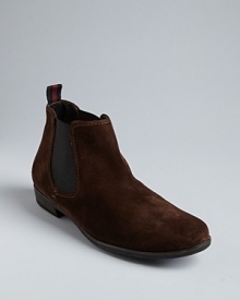 These Paul Green booties have your back-to-school style covered, in suede punched up with contrast goring. These Paul Green booties have your back-to-school style covered, in suede punched up with contrast goring.
