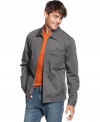 Take cover without compromising your style. This Volcom jacket keeps your laid-back look intact.