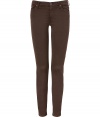 Set the foundations for cool daytime looks with Seven for all Mankinds figure-hugging Second Skin jean leggings - Classic five-pocket style, button closure, zip fly, signature embroidered back pockets - Mid-rise, extra form-fitting - Pair with a light cashmere pullover and flats, or a tunic top and statement ankle boots