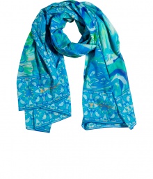 Whether tied around your waist or worn as a tropical-chic scarf, this Matthew Williamson Escape printed sarong injects summer-ready style - Long convertible shape, allover mosaic print - Style with a printed bikini and sandals or tied around your neck with an elevated jeans-and-tee ensemble Whether tied around your waist or worn as a tropical-chic scarf, this Matthew Williamson Escape printed sarong injects summer-ready style - Long convertible shape, allover mosaic print - Style with a printed bikini and sandals or tied around your neck with an elevated jeans-and-tee ensemble