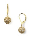 Lauren by Ralph Lauren's glistening pave ball drop earrings ensure you shine.