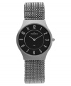 With a stretch bracelet with charcoal tones, this Skagen Denmark watch is perfect for every occasion.