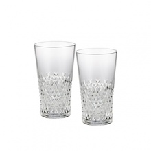 A contemporary version of the classic Alana pattern, the Essence collection features minimal crosses of intricate diamond cuts and simple, clean designs for a sublime home display. A contemporary version of the classic Alana pattern, the Essence collection features minimal crosses of intricate diamond cuts and simple, clean designs for a sublime home display.