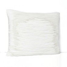 Luminous stripes add a textural luxury to this Donna Karan decorative pillow - a simple way to infuse your boudoir with elegance. Luminous stripes add a textural luxury to this Donna Karan decorative pillow - a simple way to infuse your boudoir with elegance.