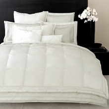 300-thread count cotton percale with a tack pleated detail on the hem of flat sheet and pillowcases. Set includes one flat sheet, one fitted sheet, and two standard pillowcases. King set has King cases. Additional pillowcases sold separately. 300-thread count cotton percale with a tack pleated detail on the hem of flat sheet and pillowcases. Set includes one flat sheet, one fitted sheet, and two standard pillowcases. King set has King cases. Additional pillowcases sold separately.