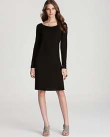 Upping your style game is gorgeously easy in this sleek Eileen Fisher dress, featuring a revealing back cutout for a sporty-chic finish. Upping your style game is gorgeously easy in this sleek Eileen Fisher dress, featuring a revealing back cutout for a sporty-chic finish.