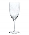 Delicate floral springs and beaded texture grace this crystal beverage glass (shown left), a pattern made especially for your Bellina china. Qualifies for Rebate