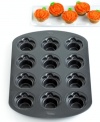 Welcome to the pumpkin batch! Creating pumpkin-shaped crowns on the top of each cupcake, this durable and festive pan celebrates & spooks in style. 10-year warranty.