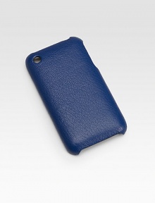 A carrying case for the iPhone®/3G user who appreciates elegant craftsmanship as much as on-the-go style. This case is handmade from premier goatskin leather with a hard backing for superior protection. Compatible with iPhone/3G phones Leather 2.5W X 4.5H X 0.25D Imported A carrying case for the iPhone®/3G user who appreciates elegant craftsmanship as much as on-the-go style. This case is handmade from premier goatskin leather with a hard backing for superior protection. Compatible with iPhone/3G phones Leather 2.5W X 4.5H X 0.25D Imported