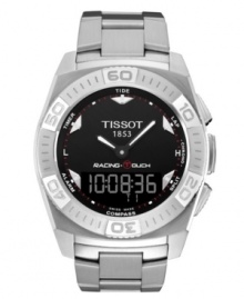 Tissot's Racing-Touch collection watch boasts innovative touch screen technology with more functions than you can handle. Tissot's Racing-Touch collection watch boasts innovative touch screen technology with more functions than you can handle.