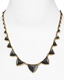 House of Harlow 1960's pyramid necklace lets you accessorize like an Egyptian, with a modern edge. Style the Cleopatra-inspired collar with bohemian basics. House of Harlow 1960's pyramid necklace lets you accessorize like an Egyptian, with a modern edge. Style the Cleopatra-inspired collar with bohemian basics.