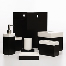 Enhance any bathroom with this sophisticated accessories collection. Enhance any bathroom with this sophisticated accessories collection.
