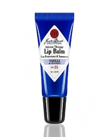 Intense Therapy Lip Balm SPF 25 with Vanilla & LavenderHerbal, smooth and healing conditioning lip balm, with UVA and UVB sunscreens, protects against sunburn and windburn, as it conditions and moisturizes dry, chapped lips. Intense Therapy Lip Balm SPF 25 with Vanilla & LavenderHerbal, smooth and healing conditioning lip balm, with UVA and UVB sunscreens, protects against sunburn and windburn, as it conditions and moisturizes dry, chapped lips.