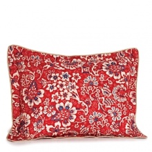 With a spirit that recalls the vibrant beauty of the French countryside, batik sunflowers, rustic calico and vintage ticking stripes, Lauren by Ralph Lauren's Villa Martine collection is delightfully executed in a palette of fresh red, white and blue for bucolic style that lends a summery mood to any décor. With a spirit that recalls the vibrant beauty of the French countryside, batik sunflowers, rustic calico and vintage ticking stripes, Lauren by Ralph Lauren's Villa Martine collection is delightfully executed in a palette of fresh red, white and blue for bucolic style that lends a summery mood to any décor.