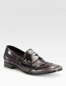 EXCLUSIVELY AT SAKS. Timeless loafer style, expertly crafted in burnished Italian leather.Leather upperLeather liningLeather soleMade in Italy EXCLUSIVELY AT SAKS. Timeless loafer style, expertly crafted in burnished Italian leather.Leather upperLeather liningLeather soleMade in Italy