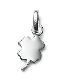 A gleaming sterling silver lucky clover charm from Links of London. Pairs perfectly with the Sweetie bracelet collection. A gleaming sterling silver lucky clover charm from Links of London. Pairs perfectly with the Sweetie bracelet collection.