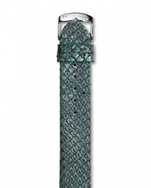 Switch up your Philip Stein style with this sleek, elegant snake strap. Switch up your Philip Stein style with this sleek, elegant snake strap.