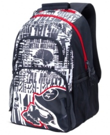 Pack up your old style, it's time to sign up with a new outfit with this graphic backpack from Metal Mulisha. Pack up your old style, it's time to sign up with a new outfit with this graphic backpack from Metal Mulisha.