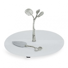 Great cheese plate features a magnetic knife with easy-to-pass handle and a large surface to display all of your favorite cheeses. Will be perfect for your best cheese hor d'oeuvres.