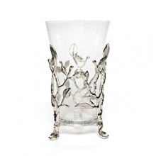 This Michael Aram vase/hurricane lamp was inspired by the wonderfully chilling ghost stories of our childhood, ones which quickened our pulse and filled us with excitement. This Michael Aram vase/hurricane lamp was inspired by the wonderfully chilling ghost stories of our childhood, ones which quickened our pulse and filled us with excitement.