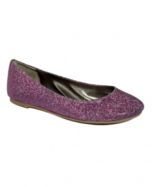 Make any day an adventure down the yellow brick road. Slip on the Kandine glitter flats by Kensie Girl and click your heels together. Make any day an adventure down the yellow brick road. Slip on the Kandine glitter flats by Kensie Girl and click your heels together.