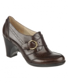 Buckle hardware embellishment and perforated detailing add sophisticated style to Naturalizer's menswear-influenced Malia leather shooties. A low, wearable heel and roomy round toe guarantee they'll be as comfortable as they are chic. Buckle hardware embellishment and perforated detailing add sophisticated style to Naturalizer's menswear-influenced Malia leather shooties. A low, wearable heel and roomy round toe guarantee they'll be as comfortable as they are chic.