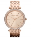 An elegant addition to your collection: a glistening Darci watch from Michael Kors.