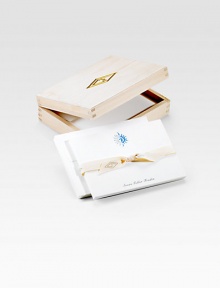 An original Charles Fradin shoe illustration is hand-pressed on cotton card stock to add a decidedly fashionable touch to your next thoughtful note. 18 cards housed in a gold-stamped wood box High-quality cotton card stock Box: 7W X 2H X 5½L Cards: 6¾W X 4½H Made in USA FOR PERSONALIZATION Select a quantity, then scroll down and click on PERSONALIZE & ADD TO BAG to choose and preview your personalization options. Please allow 3 weeks for delivery. An original Charles Fradin shoe illustration is hand-pressed on cotton card stock to add a decidedly fashionable touch to your next thoughtful note. 18 cards housed in a gold-stamped wood box High-quality cotton card stock Box: 7W X 2H X 5½L Cards: 6¾W X 4½H Made in USA FOR PERSONALIZATION Select a quantity, then scroll down and click on PERSONALIZE & ADD TO BAG to choose and preview your personalization options. Please allow 3 weeks for delivery.