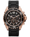 A sporty yet stylish Drake collection chronograph watch in warm tones from Michael Kors.
