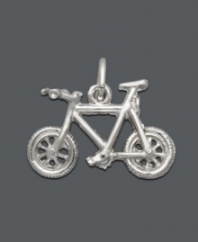 Style that suits your explorative side. Rembrandt charm features an intricate mountain bike crafted in sterling silver. Approximate drop: 1/2 inch. Style that suits your explorative side. Rembrandt charm features an intricate mountain bike crafted in sterling silver. Approximate drop: 1/2 inch.