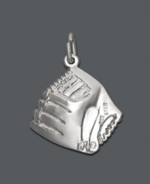 Knock it out of the ballpark in sporty style by Rembrandt. Charm features a detailed baseball mitt crafted in sterling silver. Approximate drop: 1 inch. Knock it out of the ballpark in sporty style by Rembrandt. Charm features a detailed baseball mitt crafted in sterling silver. Approximate drop: 1 inch.