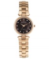 This glamorous watch from Skagen Denmark displays simple elegance with rosy tones and crystal accents.