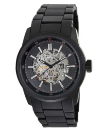 See how the moving parts work their magic with this exposed automatic watch from Kenneth Cole New York. See how the moving parts work their magic with this exposed automatic watch from Kenneth Cole New York.