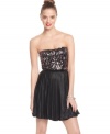 Sequins add high-shine to this As U Wish dress -- perfect for glitz & glam look!