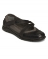 With adjustable crisscross straps on the vamp, Aerosoles' leather and fabric Provolone flats offer optimum comfort and support. They're a perfect fit for any casual, sporty look!