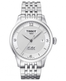 Complement your finest suits with this classically styled automatic watch from Tissot's Le Locle collection. Complement your finest suits with this classically styled automatic watch from Tissot's Le Locle collection.