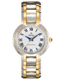 An elegant addition to Bulova's excellent Precisionist watch series: The world's most accurate with a continuously sweeping second hand. Accurate to 10 seconds a year. An elegant addition to Bulova's excellent Precisionist watch series: The world's most accurate with a continuously sweeping second hand. Accurate to 10 seconds a year.