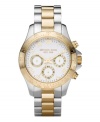 Perfectly posh. Add a regal touch to your look with this watch by Michael Kors.