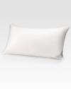 Experience the luxury of a good night's sleep, with this plush, cozy goose down pillow encased in a finespun cotton sateen cover.Decorative piped edgeBaffled construction20 X 36Goose down fillCotton sateen coverMachine washMade in USA