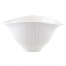 Dune Lines is among the exceptional new dinnerware designs presented by Villeroy & Boch that takes shape to a new dimension. Not quite oval, the subtle contours of the sensuous, organic form were inspired by nature's own creation of sand dunes and those voluptuous mounds that arise in the desert. Adding definition and visual interest to the individual pieces is relief detailing of wavy striping. Dune Lines is among the exceptional new dinnerware designs presented by Villeroy & Boch that takes shape to a new dimension. Not quite oval, the subtle contours of the sensuous, organic form were inspired by nature's own creation of sand dunes and those voluptuous mounds that arise in the desert. Adding definition and visual interest to the individual pieces is relief detailing of wavy striping.