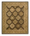 Introduce a combination of elegant Persian and European designs to your traditional home décor with this remarkable Nourison area rug. Hand-tufted with exceptional technique, this natural wool area rug features strands of genuine silk for exquisite detail that redefines luxury.