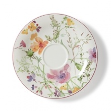 Crafted from premium porcelain, the Mariefleur breakfast cup saucer boasts a refreshingly modern watercolor design with bright pinks, light greens and sunny yellows. Crafted from premium porcelain, the Mariefleur breakfast cup saucer boasts a refreshingly modern watercolor design with bright pinks, light greens and sunny yellows.