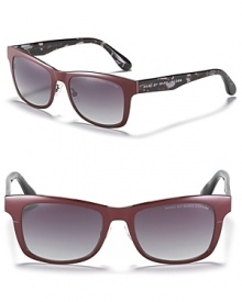 Exude perennial cool in these sleek wayfarers from MARC BY MARC JACOBS. Exude perennial cool in these sleek wayfarers from MARC BY MARC JACOBS.