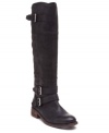 DV by Dolce Vita's Tyson riding boots are taller and edgier than most, with several buckled straps at the ankle and around the top of the shaft.