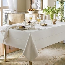 Addison Placemat by Waterford. 100% linen table linens are a crisp and timeless look for your dining table, whatever the occasion. Shown in image: Pearl Addison Placemat by Waterford. 100% linen table linens are a crisp and timeless look for your dining table, whatever the occasion. Shown in image: Pearl