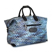 A gorgeous Missoni design adorns this beautiful duffel from Bric's. A gorgeous Missoni design adorns this beautiful duffel from Bric's.
