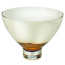 The Evolution Red and Amber Swirl Bowl blends fiery reds and muted ambers to create a piece with contrast and excitement characterized by a sense of undulating movement. The Evolution Red and Amber Swirl Bowl blends fiery reds and muted ambers to create a piece with contrast and excitement characterized by a sense of undulating movement.