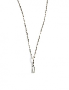 THE LOOKWishbone pendantMetal logo charmAdjustable chainSignature horseshoe claspSterling silverTHE MEASUREMENTPendant length, about ½Length, about 16-18ORIGINImported THE LOOKWishbone pendantMetal logo charmAdjustable chainSignature horseshoe claspSterling silverTHE MEASUREMENTPendant length, about ½Length, about 16-18ORIGINImported